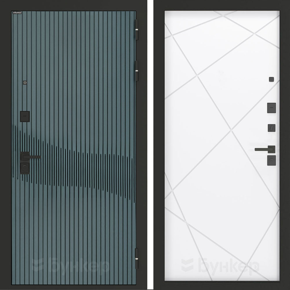 Входная дверь Бункер BN-13 ФЛ-291 Белый софт Входная дверь Бункер BN-13 ФЛ-291 Белый софт