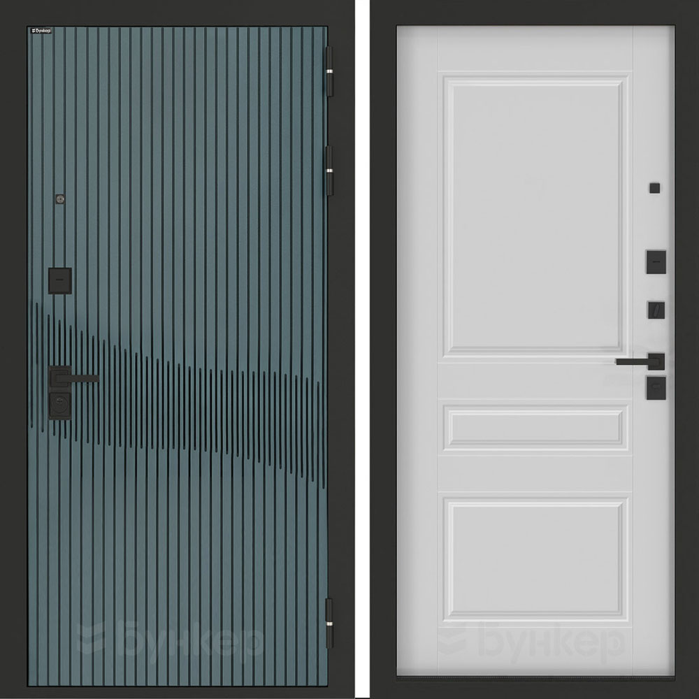 Входная дверь Бункер BN-13 ФЛ-711 Белый софт Входная дверь Бункер BN-13 ФЛ-711 Белый софт