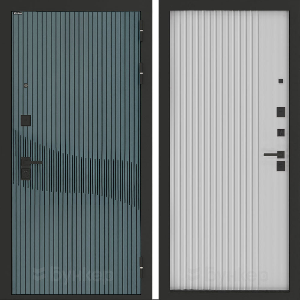 Входная дверь Бункер BN-13 ХОМС Белый софт рельеф Входная дверь Бункер BN-13 ХОМС Белый софт рельеф