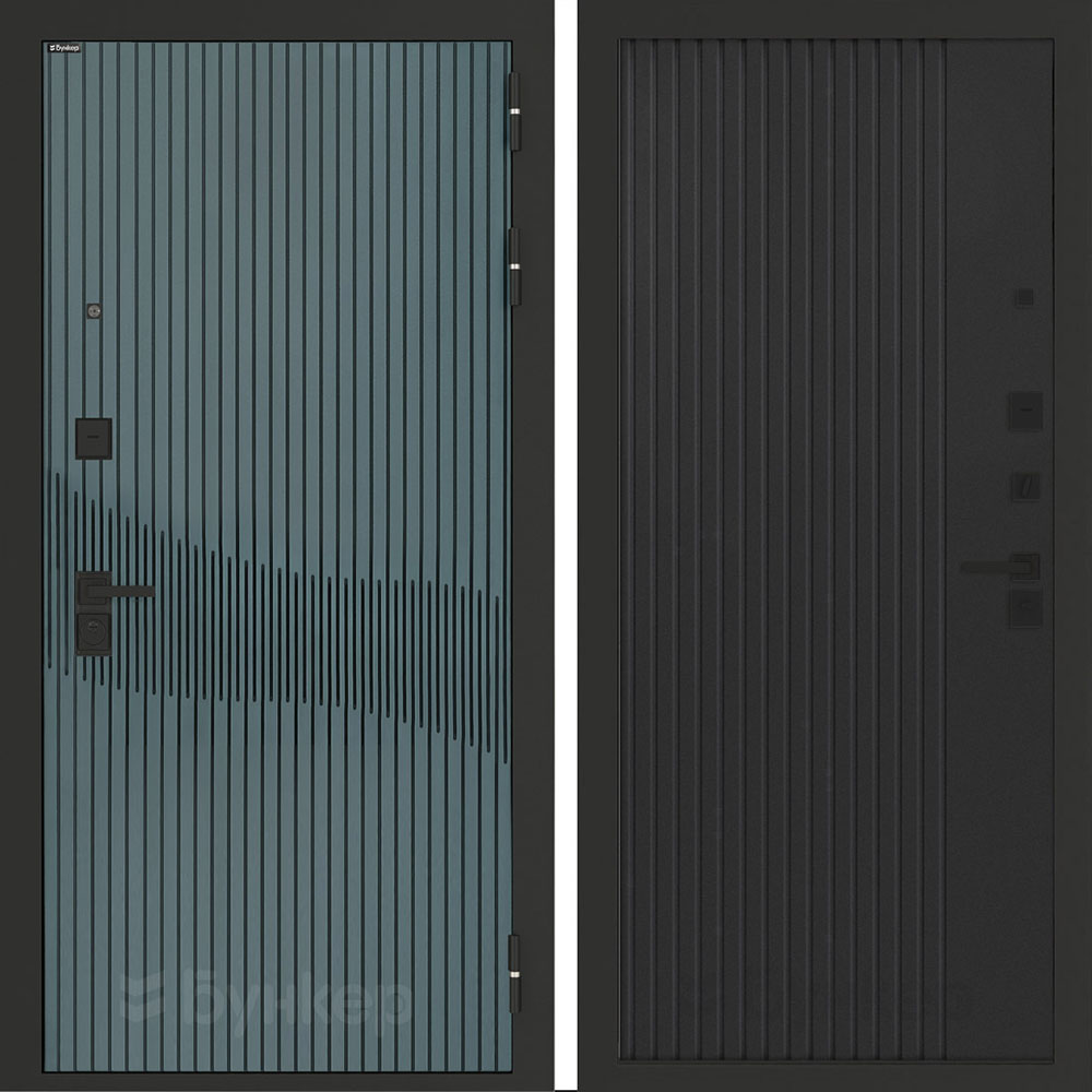 Входная дверь Бункер BN-13 ХОМС Черный кварц Входная дверь Бункер BN-13 ХОМС Черный кварц