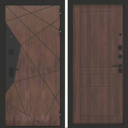 Входная дверь Бункер BN-14 ФЛ-116 Орех бренди Входная дверь Бункер BN-14 ФЛ-116 Орех бренди