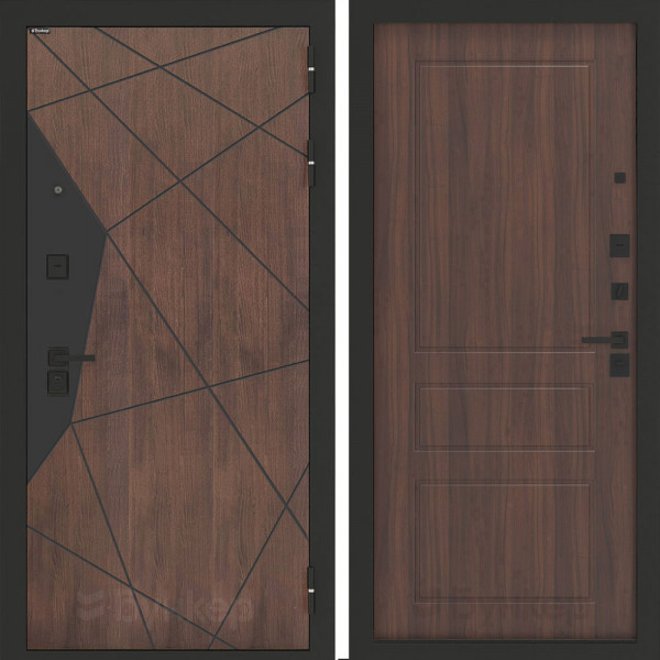 Входная дверь Бункер BN-14 ФЛ-116 Орех бренди