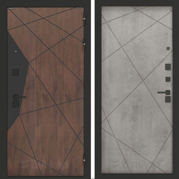 Входная дверь Бункер BN-14 ФЛ-291 Бетон серый (светлый)