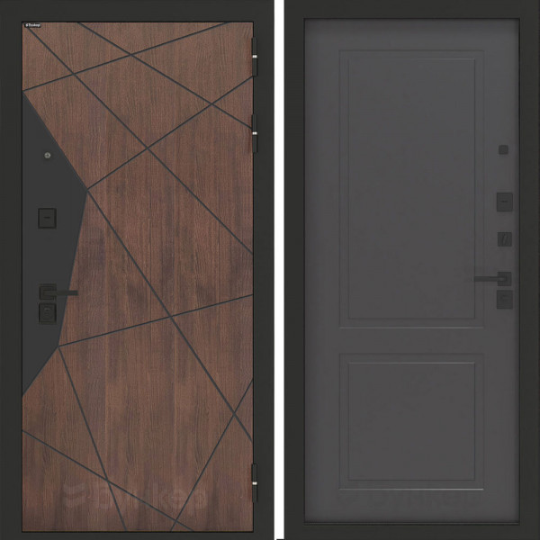 Входная дверь Бункер BN-14 ФЛ-609 Графит софт