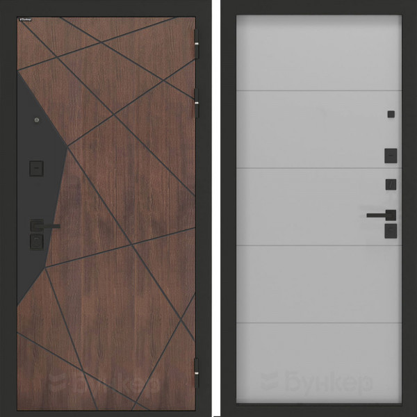 Входная дверь Бункер BN-14 ФЛ-649 Лайт грей софт