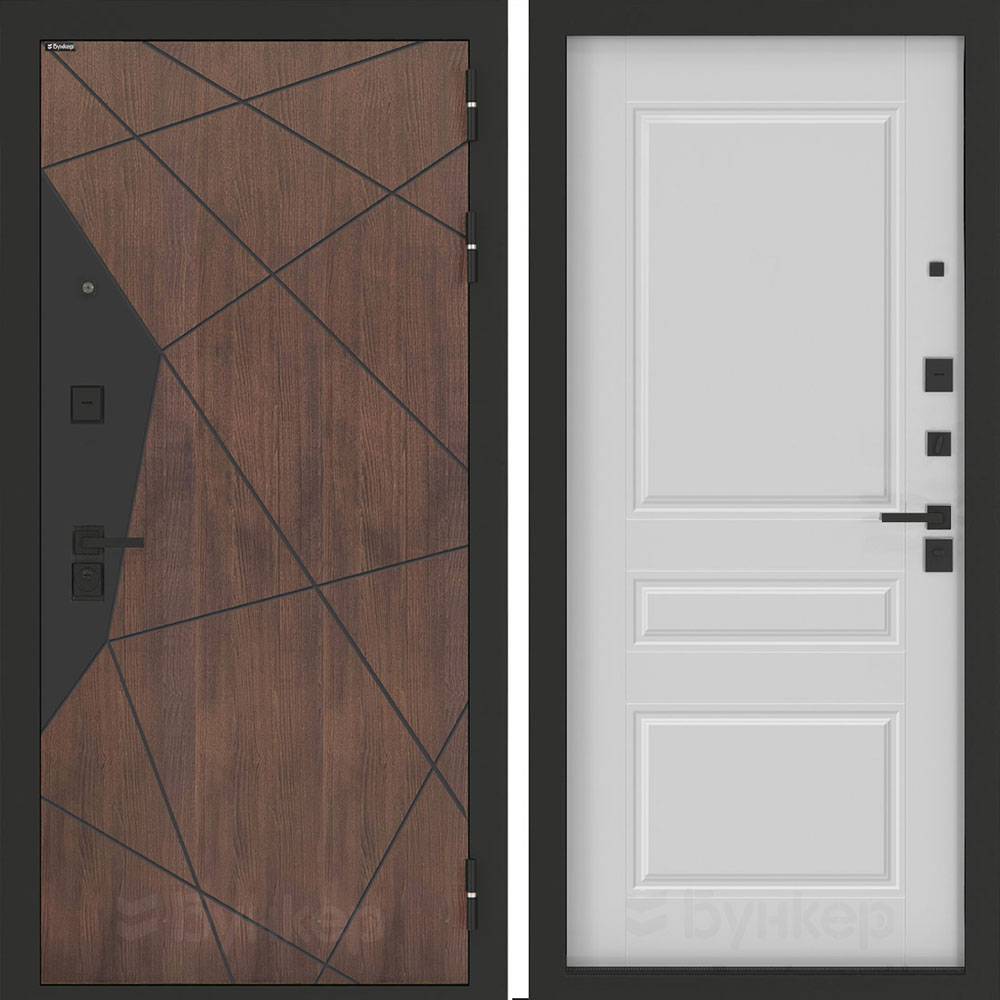 Входная дверь Бункер BN-14 ФЛ-711 Белый софт Входная дверь Бункер BN-14 ФЛ-711 Белый софт