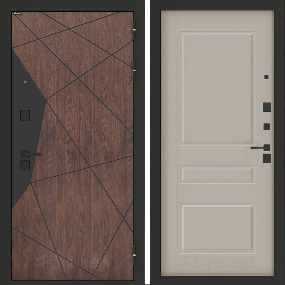 Входная дверь Бункер BN-14 ФЛ-711 Капучино Входная дверь Бункер BN-14 ФЛ-711 Капучино