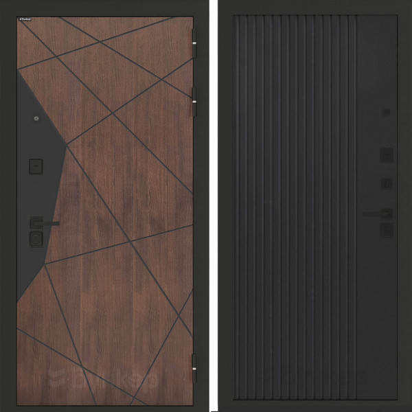 Входная дверь Бункер BN-14 ХОМС Черный кварц