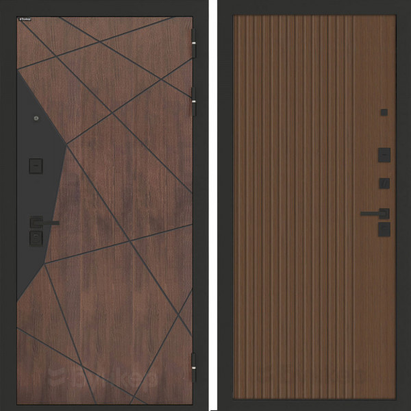 Входная дверь Бункер BN-14 ХОМС Дуб кантри темный