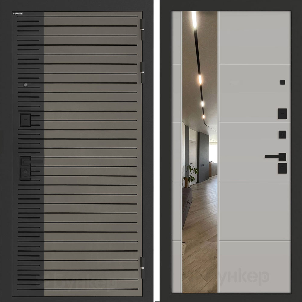 Входная дверь Бункер BN-15 ФЛЗ-649 Грей софт Входная дверь Бункер BN-15 ФЛЗ-649 Грей софт