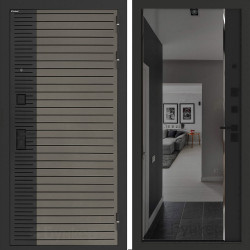 Входная дверь Бункер BN-15 с зеркалом (тонировка) ФЛЗ-618 Черный кварц Входная дверь Бункер BN-15 с зеркалом (тонировка) ФЛЗ-618 Черный кварц