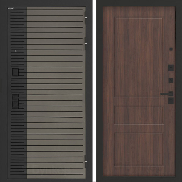 Входная дверь Бункер BN-15 ФЛ-116 Орех бренди Входная дверь Бункер BN-15 ФЛ-116 Орех бренди