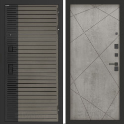 Входная дверь Бункер BN-15 ФЛ-291 Бетон серый (светлый) Входная дверь Бункер BN-15 ФЛ-291 Бетон серый (светлый)