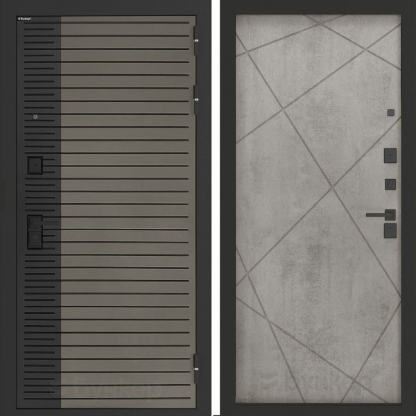 Входная дверь Бункер BN-15 ФЛ-291 Бетон серый (светлый) Входная дверь Бункер BN-15 ФЛ-291 Бетон серый (светлый)