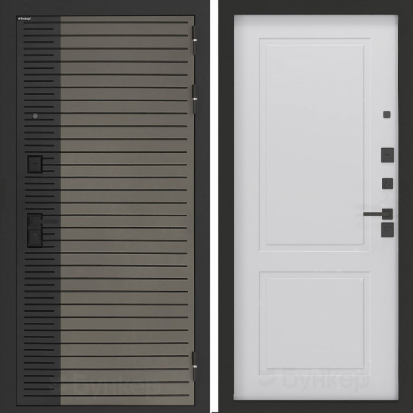 Входная дверь Бункер BN-15 ФЛ-609 Белый софт Входная дверь Бункер BN-15 ФЛ-609 Белый софт