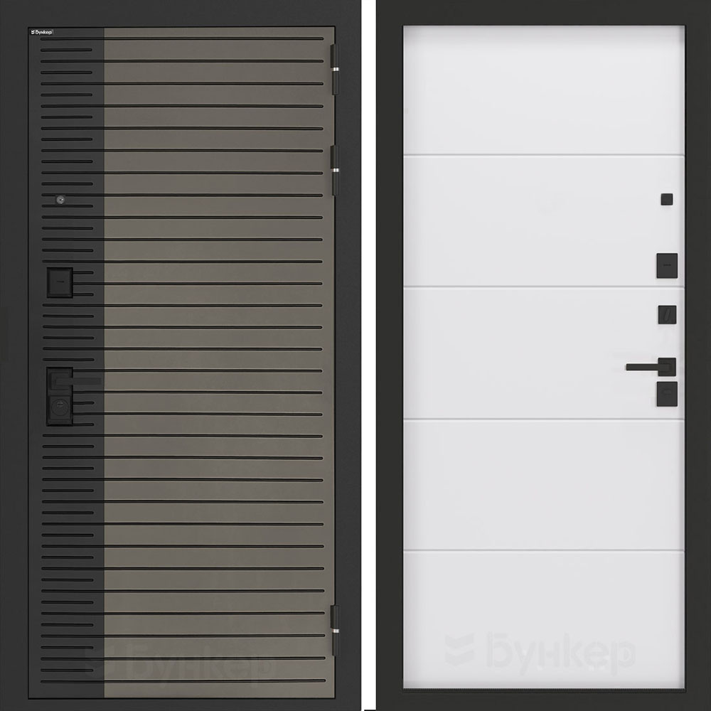 Входная дверь Бункер BN-15 ФЛ-649 Белый софт Входная дверь Бункер BN-15 ФЛ-649 Белый софт