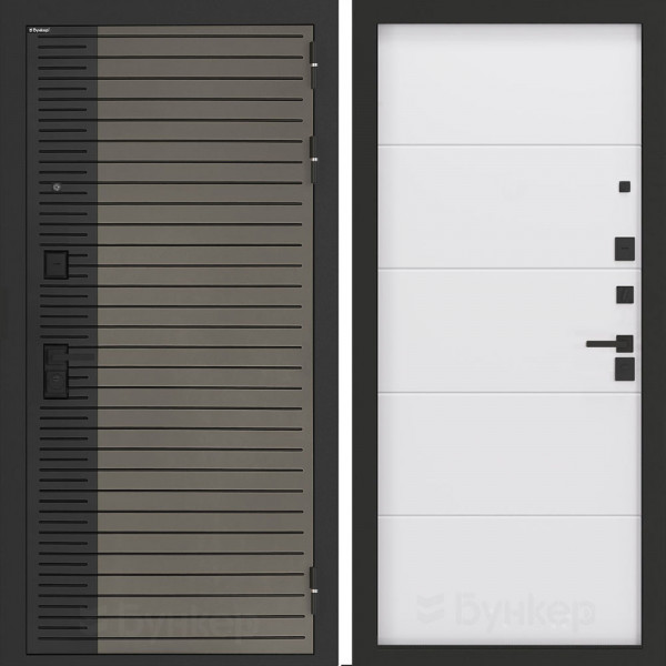 Входная дверь Бункер BN-15 ФЛ-649 Белый софт Входная дверь Бункер BN-15 ФЛ-649 Белый софт