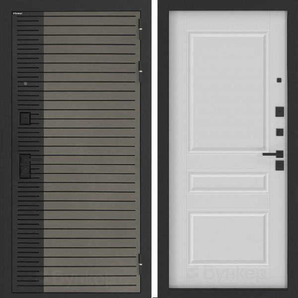 Входная дверь Бункер BN-15 ФЛ-711 Белый софт Входная дверь Бункер BN-15 ФЛ-711 Белый софт