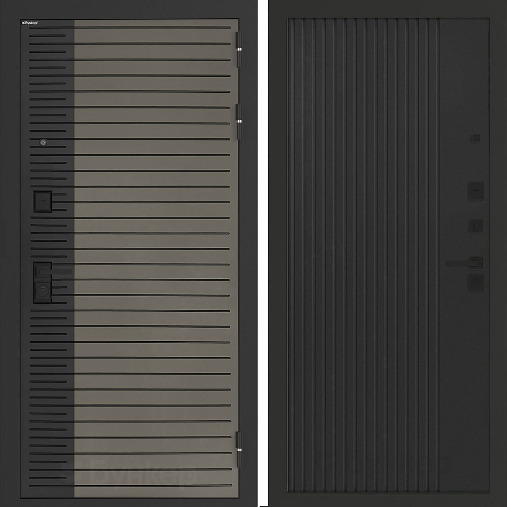 Входная дверь Бункер BN-15 ХОМС Черный кварц Входная дверь Бункер BN-15 ХОМС Черный кварц