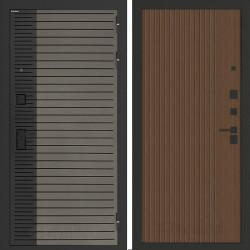 Входная дверь Бункер BN-15 ХОМС Дуб кантри темный Входная дверь Бункер BN-15 ХОМС Дуб кантри темный