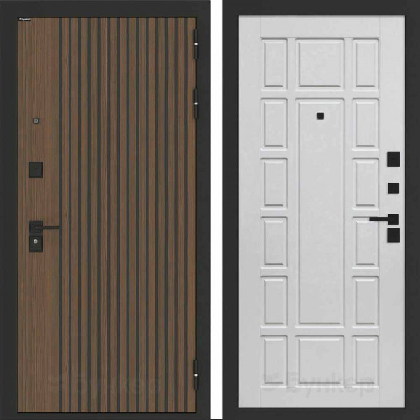 Входная дверь Бункер BN-02 ФЛ-244 Белое дерево