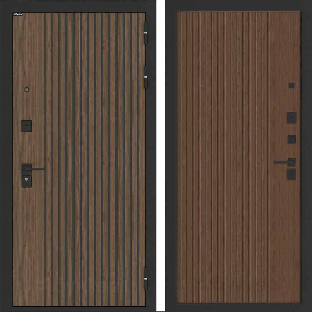 Входная дверь Бункер BN-02 ХОМС Дуб кантри темный Входная дверь Бункер BN-02 ХОМС Дуб кантри темный