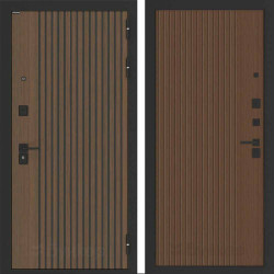 Входная дверь Бункер BN-02 ХОМС Дуб кантри темный Входная дверь Бункер BN-02 ХОМС Дуб кантри темный