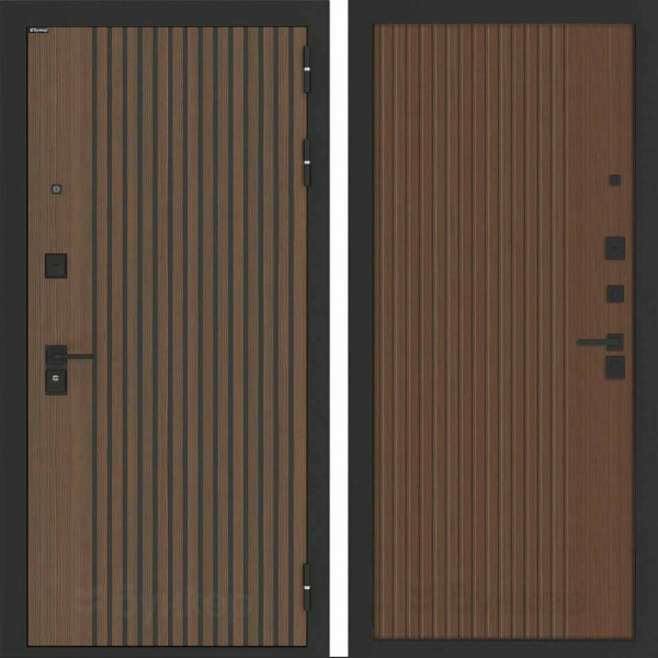 Входная дверь Бункер BN-02 ХОМС Дуб кантри темный