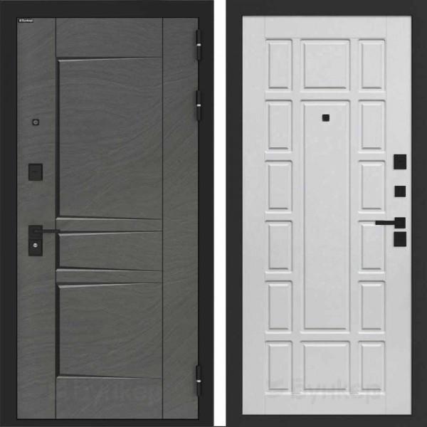 Входная дверь Бункер BN-04 ФЛ-244 Белое дерево