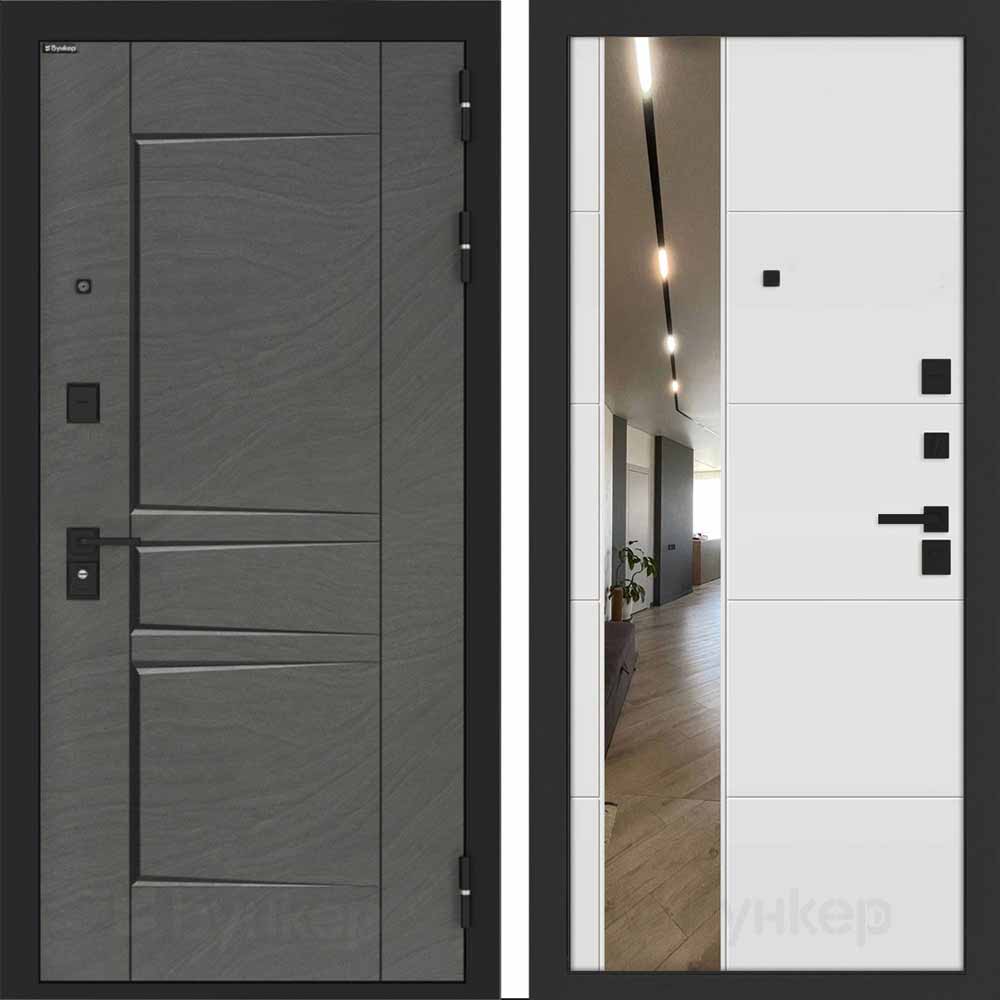 Входная дверь Бункер BN-04 ФЛЗ-649 Белый софт Входная дверь Бункер BN-04 ФЛЗ-649 Белый софт