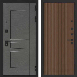 Входная дверь Бункер BN-04 ХОМС Дуб кантри темный Входная дверь Бункер BN-04 ХОМС Дуб кантри темный