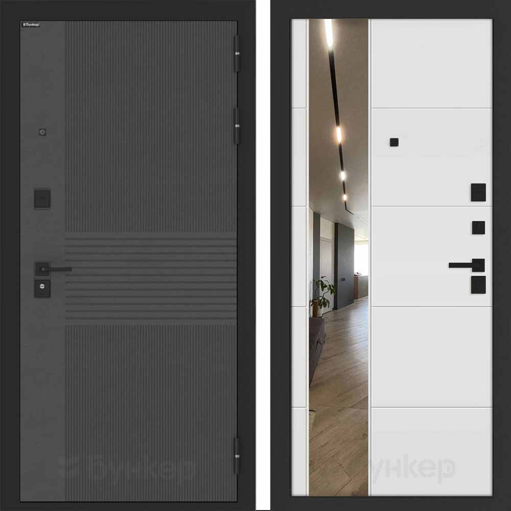 Входная дверь Бункер BN-05 ФЛЗ-649 Белый софт Входная дверь Бункер BN-05 ФЛЗ-649 Белый софт