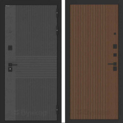 Входная дверь Бункер BN-05 ХОМС Дуб кантри темный Входная дверь Бункер BN-05 ХОМС Дуб кантри темный