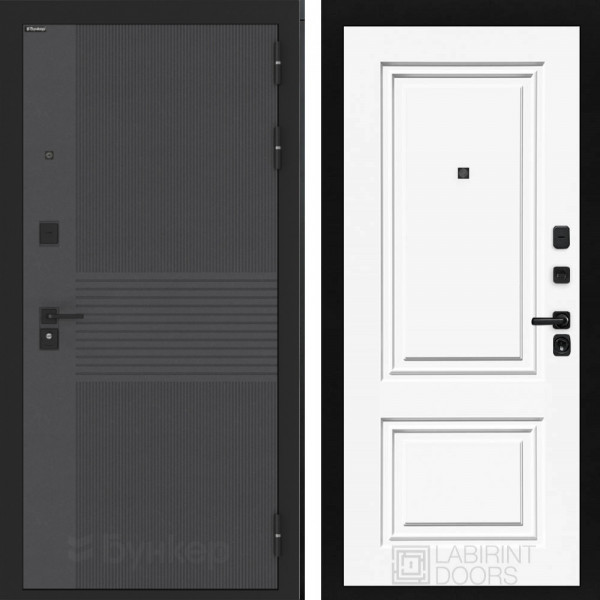 Входная дверь Бункер БН-05 панель 26 RAL 9003