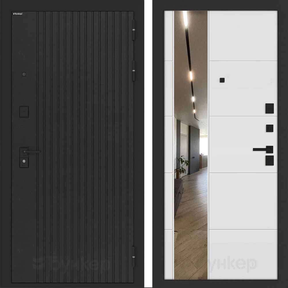 Входная дверь Бункер BN-06 ФЛЗ-649 Белый софт Входная дверь Бункер BN-06 ФЛЗ-649 Белый софт