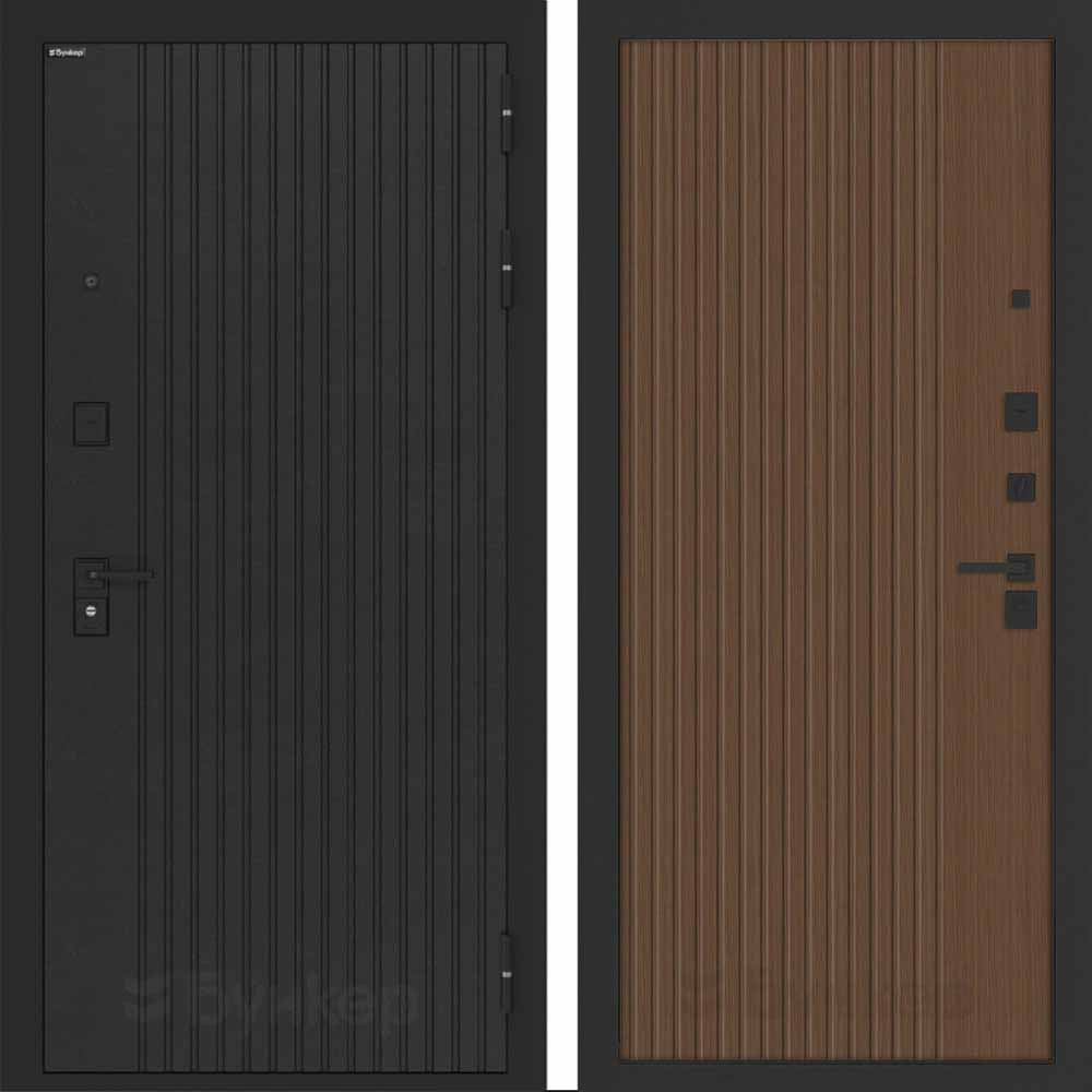 Входная дверь Бункер BN-06 ХОМС Дуб кантри темный Входная дверь Бункер BN-06 ХОМС Дуб кантри темный