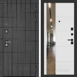 Входная дверь Бункер BN-09 ФЛЗ-649 Белый софт Входная дверь Бункер BN-09 ФЛЗ-649 Белый софт