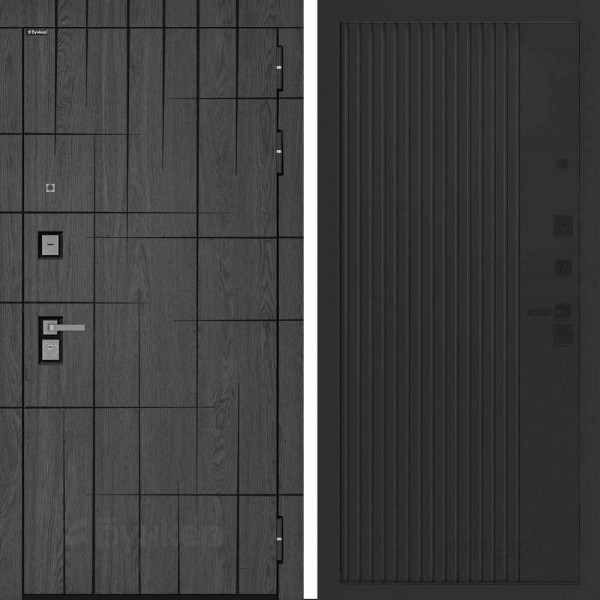 Входная дверь Бункер BN-09 ХОМС Черный кварц