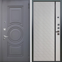 Входная дверь Аргус ЛЮКС 3К ПРО Могадиш Силк флай + Тори Софт милк