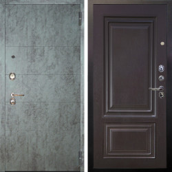 Входная дверь Аргус ЛЮКС 3К Агат Темный бетон + Элион Горький шоколад