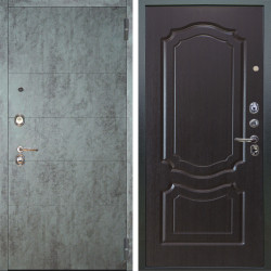Входная дверь Аргус ЛЮКС 3К Агат Темный бетон + Мишель Венге