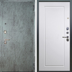 Входная дверь Аргус ЛЮКС 3К Агат Темный бетон + Тревор Софт милк