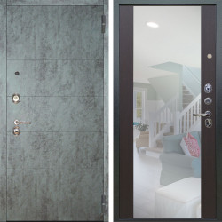 Входная дверь Аргус ЛЮКС 3К Агат Темный бетон + Вояж Венге