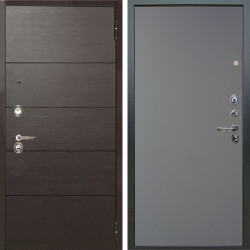 Входная дверь Аргус ЛЮКС 3К Агат Венге горизонт + Элегант Силк маус