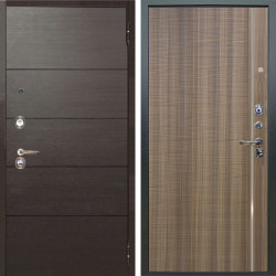 Входная дверь Аргус ЛЮКС 3К Агат Венге горизонт + Гауда Керамика