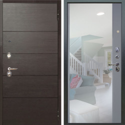 Входная дверь Аргус ЛЮКС 3К Агат Венге горизонт + Магнум Силк маус