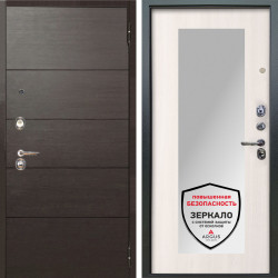 Входная дверь Аргус ЛЮКС 3К Агат Венге горизонт + Милли Ларче светлый