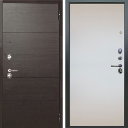 Входная дверь Аргус ЛЮКС 3К Агат Венге горизонт + Под покраску