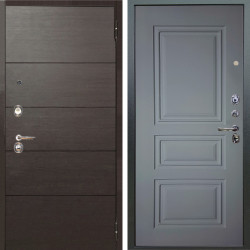 Входная дверь Аргус ЛЮКС 3К Агат Венге горизонт + Скиф Силк маус