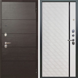 Входная дверь Аргус ЛЮКС 3К Агат Венге горизонт + Тори Софт милк